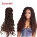 Eunice Hair Wavy Faux Locs 20 "Synthetic Crochet Braids Braiding Hair Curly Faux Locs Dreadlocks Braids (20 inches (3 packs) 1b 30) 20 inches (3 packs) 1B 30