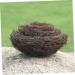 Buy WOFASHPURET Hamster Gerbil Bed Nest - Flower Decoration Rattan & Feather Ornament (15cm) - Buy Online on SooperMarket.com