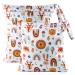 Nasting kindergarten Darryy Wetbag kindergarten 2er set laundry bag daycare center waterproof wet bag washable diaper bag naspocket wetbag fabric diapers nasal pockets reusable fox
