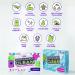 Eco-Friendly Laundry Detergent Sheets - 50 Sheets Up to 100 Loads Liquidless & Sustainable Ocean Breeze - Made in Sweden - Buy Online on SooperMarket.com