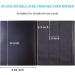 432 Pocket JIQEZNL Card Binder | Upgraded Trading Card Binder for MTG, TCG, Sports, and Collectibles - Black - Buy Online on SooperMarket.com