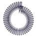 90s Zig Zag Circle Headbands for Women's Hair - 12 Pack (3 Colors) | Shop Now! - Buy Online on SooperMarket.com