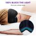 WOVTE Cooling Eye Mask Reusable Hot or Cold Therapy Gel Bead Eye Mask with Soft Plush Backing and Adjustable Strap for Puffy Eyes Dry Eyes Dark Circles Headache (Black) - Buy Online on SooperMarket.com