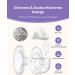 Nuliie Portable Electric Milk Pump S32 - 4 Modes 9 Steps 24mm Flange with LED Display + Extra 18mm & 21mm Flanges & Duck Valves (2 Pack) - International Shipping Available - Buy Online on SooperMarket.com