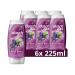 Duschdas shower gel acai berry shower bath with fresh-energy fragrance formula ensures a refreshing start in the day 6 x 225 ml acai berry 225 ml (6 Pack)