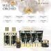 White Orchid Spa Gift Basket for Women - 18Pcs Birthday Gift Set with Diffuser, Shower Steamer, Himalayan Rocks, Jojoba Oil, Scented Candle & Golden Basket - Ideal Gifts for Her - Buy Online on SooperMarket.com