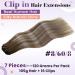 Shop Laavoo Real Hair Clip-In Extensions | Blonde Balayage Ombre | 105g - 7pcs - Buy Online on SooperMarket.com