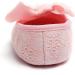 Cute Baby Girl Flower Shoes + Headband Set | Non-Slip Soft Toddler Shoes for Special Occasions | Christening and Wedding Party Shoes | 6-12 Months | Color Pink - Buy Online on SooperMarket.com