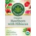 Organic Hawthorn & Hibiscus Herbal Tea | Heart Health Support | 16 Tea Bags - Buy Online on SooperMarket.com