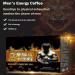 Men's Energy Coffee Black Maca Men's Energy Coffee Coffee Blended for Men Instant Maca Coffee for Men (2pcs) - Buy Online on SooperMarket.com