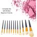 Makeup Brush Set Cosmetic Brush Set with Soft Bristle Dense Bristles with Storage Bag for Home for Makeup Beginners - Buy Online on SooperMarket.com