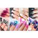 Nail Pen Designer Stamp Nail Art Tool with 15pcs Nail Painting Brushes Nail Dotting Tool Nail Foil Manicure Tape Color Rhinestones for Nails - Buy Online on SooperMarket.com