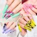 MEET ACROSS 12pcs Gel Nail Polish Set - Winter Series | Shimmer Nail Art Design | UV LED Lamp Kit for Women | Manicure Salon Gifts | 8 ml-0.28FL.OZ - Buy Online on SooperMarket.com