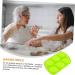 MAGICLULU 1pc Easter Egg Cake Mold Silicone Egg Molds Easter Candle Cake Mould Home DIY Baking Silicone Fondant Silcone Molds Candy Molds Biscuits Mold Muffin 3D Silica Gel Decorations 26.5X16.5CM Green - Buy Online on SooperMarket.com