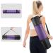 LFS 31.5 inch Hangable Yoga Mat - 10mm Extra Wide & Thick, Non-Slip Exercise Mat with Band & Yoga Bag - Purple - Buy Online on SooperMarket.com