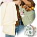 Nupaque Baby Pacifier Box | Pacifier Holder Bag with Clip | For 2 Pacifiers | Ideal for Diaper Bag Pram & Outdoor Trips | Green - Buy Online on SooperMarket.com
