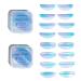 PERMANIA Lash Lift Rods 16 Piece/8 Sizes Reusable Silicone Eyelash Perm Curler with 2 Type Curl 'U' and 'C' Curl Suitable for All Eye Shapes DIY Makeup Beauty Tool (Blue)