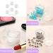 6 Pack Transparent Empty Jars - 5ml Mini Cream Box with Spatula | Perfect for Lotions Cosmetics Mini Candles - Travel Potty Jar Set - Buy Online on SooperMarket.com