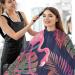 Buy Blueangle Palm Leaf Flamingo Barber Cape | Waterproof Hair Cutting Cape for Home & Salon - 55x65 Inch - Buy Online on SooperMarket.com