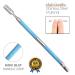 Krisp Beauty Dual Sided Cuticle Pusher - Surgical Grade Stainless Steel Manicure/Pedicure Tool Set for Nail Care - Blue - Buy Online on SooperMarket.com
