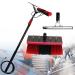 Window Cleaning Pole Kit Water Fed Telescopic Brush Extendable Cleaner Conservatory Roof Extending Rod Water Spray Brush Window Glass Photovoltaic Plate Cleaning 7.2M/24FT 55cm Brush Head 11M/36FT
