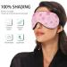 Haskirky Light Blocking Eye Mask - Breathable & Adjustable for Adults | Ideal for Travel, Yoga, Meditation & Office - Pink Stars - Buy Online on SooperMarket.com
