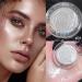 Pearl White Highlighter Makeup - Shimmer Glitter Diamond Eyeshadow Palette for Face & Body - EVpct 0.1 oz - Buy Online on SooperMarket.com