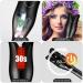 MIUOPUR Automatic Hair Curling Iron - Smart Auto Rotating Curling Wand with Ceramic Ionic Barrel & Temperature Display - Professional Styling Tool in Black - Buy Online on SooperMarket.com