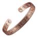 EnerCoppeX Copper Magnetic Bracelet for Women - Detox Jewelry with 3500 Gauss Magnet (CPB-0005AB)