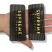 Supreme Trimmer Barber Grippers - Hair Holders for Barbers, Stylists, and Makeup Artists - 2PK (Black/Gold Rectangle) - Buy Online on SooperMarket.com