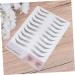 Angoily 2pcs 3d Eyebrow Stickers 6d Template Eyebrow Shape - Buy Online on SooperMarket.com