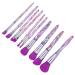 Soft Lightweight Portable Purple Makeup Brush Set - 10 Pcs Blush & Eyeshadow - Skin Friendly Cosmetics for Daily Use - International Shipping Available - Buy Online on SooperMarket.com