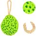 Bath Shower Sponge Bath Mesh Pouf Shower Ball Body Cleansing Scrubber Exfoliating Bath Sponge Bath Ball for Women and Men 4 Colors Optional(Green) - Buy Online on SooperMarket.com
