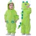 Doladola Unisex Baby Toddlers Romper Jumpsuit Hooded Cartoon Sleepsuits Infant Outfit 2 5-3 5 Years Emerald Green shark