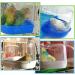 PINVNBY Parrot Bird Bath Box with Perches Stand - Ideal for Small Birds - 5 PCS Random Color - Buy Online on SooperMarket.com
