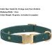 Yudote Soft Dog Collar for Small Dogs | Cotton Mixed Fabric Sensitive Skin Friendly | British Racing Green (1-Pack) - Buy Online on SooperMarket.com
