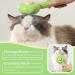 Self Cleaning Cat Brush for Shedding Indoor Cats - Deshedding Tool for Long Haired Cats & Short Haired Dogs - Slicker Brush & Fur Comb for Efficient Grooming - Green - Buy Online on SooperMarket.com