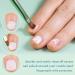 3PCS Nail Clean Up Brushes for OPI - Acetone Resistant Cuticle Cleaning Nail Art Precision Tools in Jade Green - Buy Online on SooperMarket.com