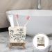 Buy Cabilock Ceramic Toothbrush Holder - Versatile Bathroom Accessory for Washbasins | American Style Toothpaste Storage - Buy Online on SooperMarket.com