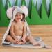 Baby Aspen "Splish Splash Elephant Bath Hooded Towel/Baby Robe, 0-9 Months