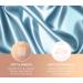 Mikimini Satin Sleep Hood for Long Curly Hair | 2 Pack Green & Light Blue | Double-Layer Silk Hair Caps for Women | Extra Large Stretchy Sleep Caps - Buy Online on SooperMarket.com