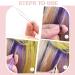 Vlasy Hair Extension Loop Needle Threader Set - 10PCS Micro/Nano Bead Pulling Hook Tools for Hair and Feather Extensions - Buy Online on SooperMarket.com