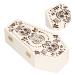 Decorative Wooden Coffin Pet Burial Coffin Small Unique 2Pcs Creative for Halloween Party Decor for Hamsters for Small Pets for Coffin Box (Skull)