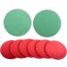 Plastic Air Hockey Strikers and Pucks Set - 2 Pushers and 6 Pucks Replacement for Game Tables - Buy Online on SooperMarket.com
