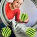 Dryer Balls Laundry Machine Ball Soft Washing Balls Anti-Winding - Softener Ball TPR Reusable Laundry Balls Quick Drying Cleaning Soft Washing Balls Hondony Green - Buy Online on SooperMarket.com