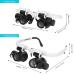 Headband Head Magnifying Glass  Reading Head Loupe  Glasses Magnifier Head Wearing Magnifying Glass with LED Light for Reading Repairing - Buy Online on SooperMarket.com