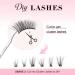 Glowingwin Half Wispy Cat Eye False Eyelashes | Natural Look 10 Pairs Soft Handmade Reusable Faux Mink Corner Lashes - Buy Online on SooperMarket.com