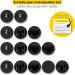 DELUXXOO Silicone Self-Adhesive Shaver Holder - High-Quality Black Bathroom Organizer | Drilling-Free Razor Holder with Extra Strong Hold - Buy Online on SooperMarket.com
