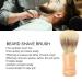 Beard Shaving Brush | Men's Wooden Handle Shaving Brush | Portable Hair Brush for Home & Salon | Lightweight Barber Brush - Buy Online on SooperMarket.com