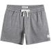 maamgic Mens Athletic Gym Shorts 5.5" Elastic Waist Casual Pajama Pocket Jogger Men Workout Short Pants Large Light Grey Shorts